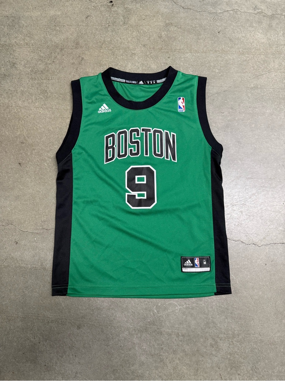 Boston Celtics Rajon Rondo #9 Adidas Alternate Youth Jersey Medium